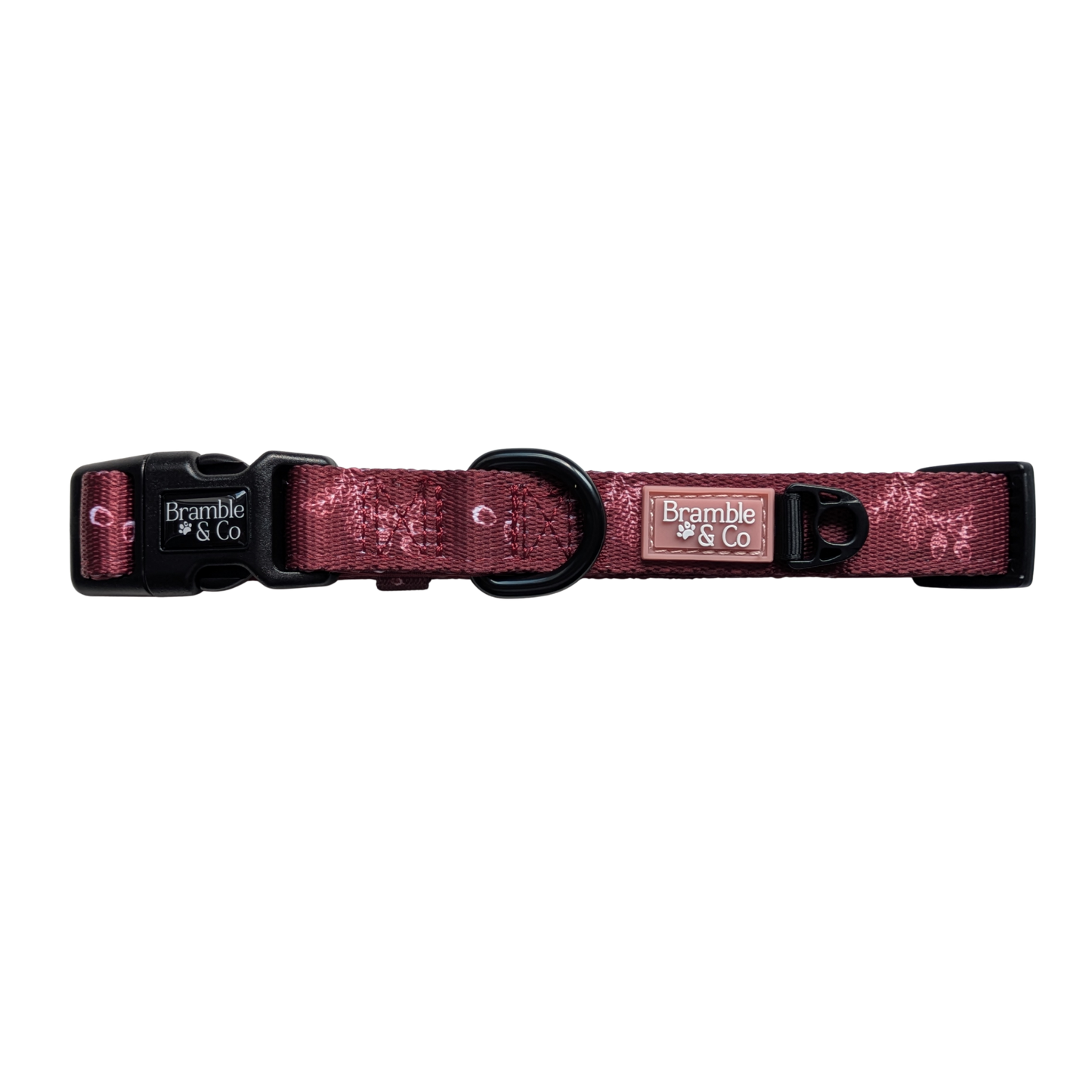 Adjustable Collar - Wild berry Woodland