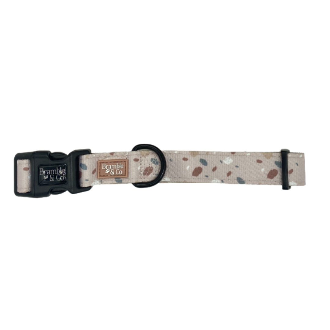 Adjustable Collar - Blush Terrazzo