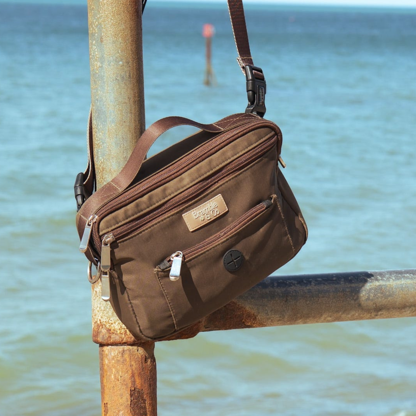 Dog Walking Bag - Brown