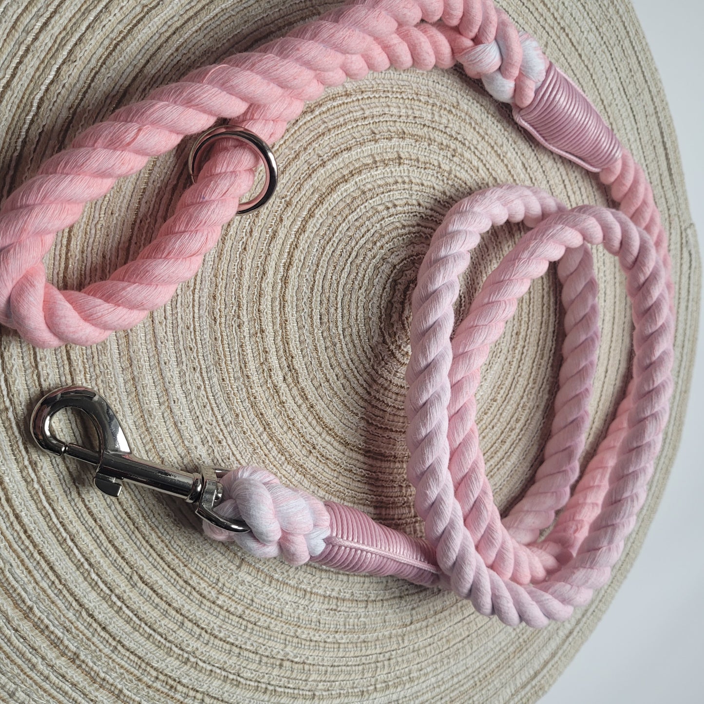 Rope Lead - Soft & Sweet Pink