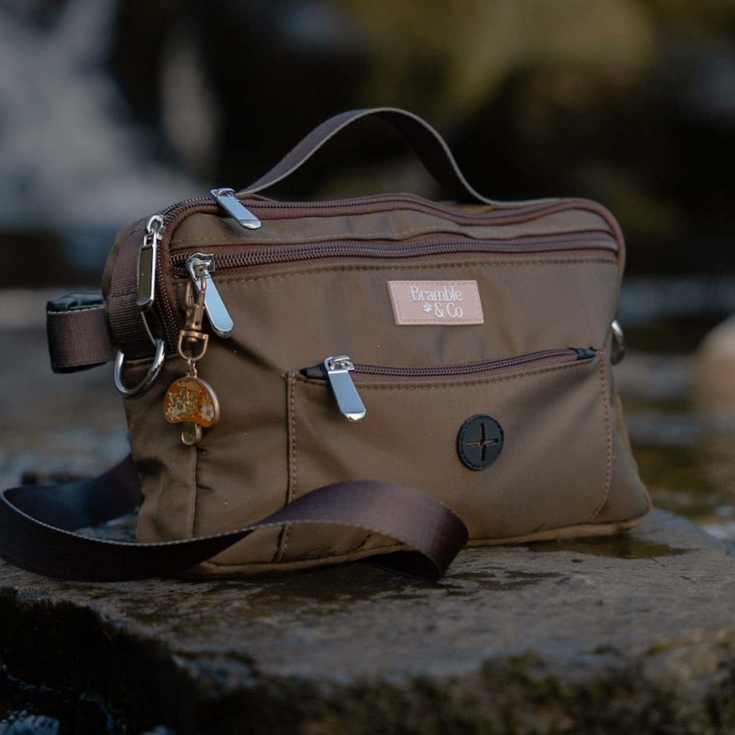 Dog Walking Bag - Brown