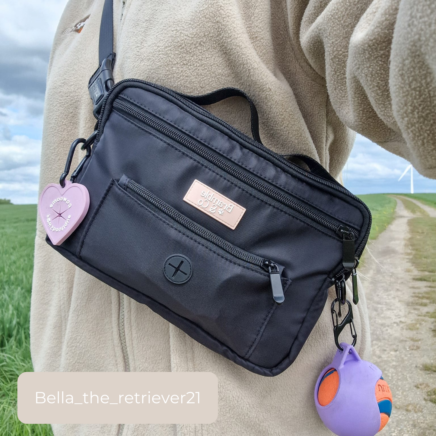 Dog Walking Bag - Black