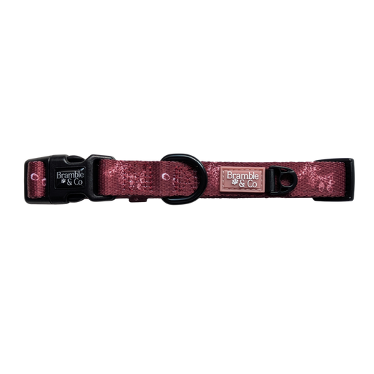 Adjustable Collar -  Wild berry Woodland