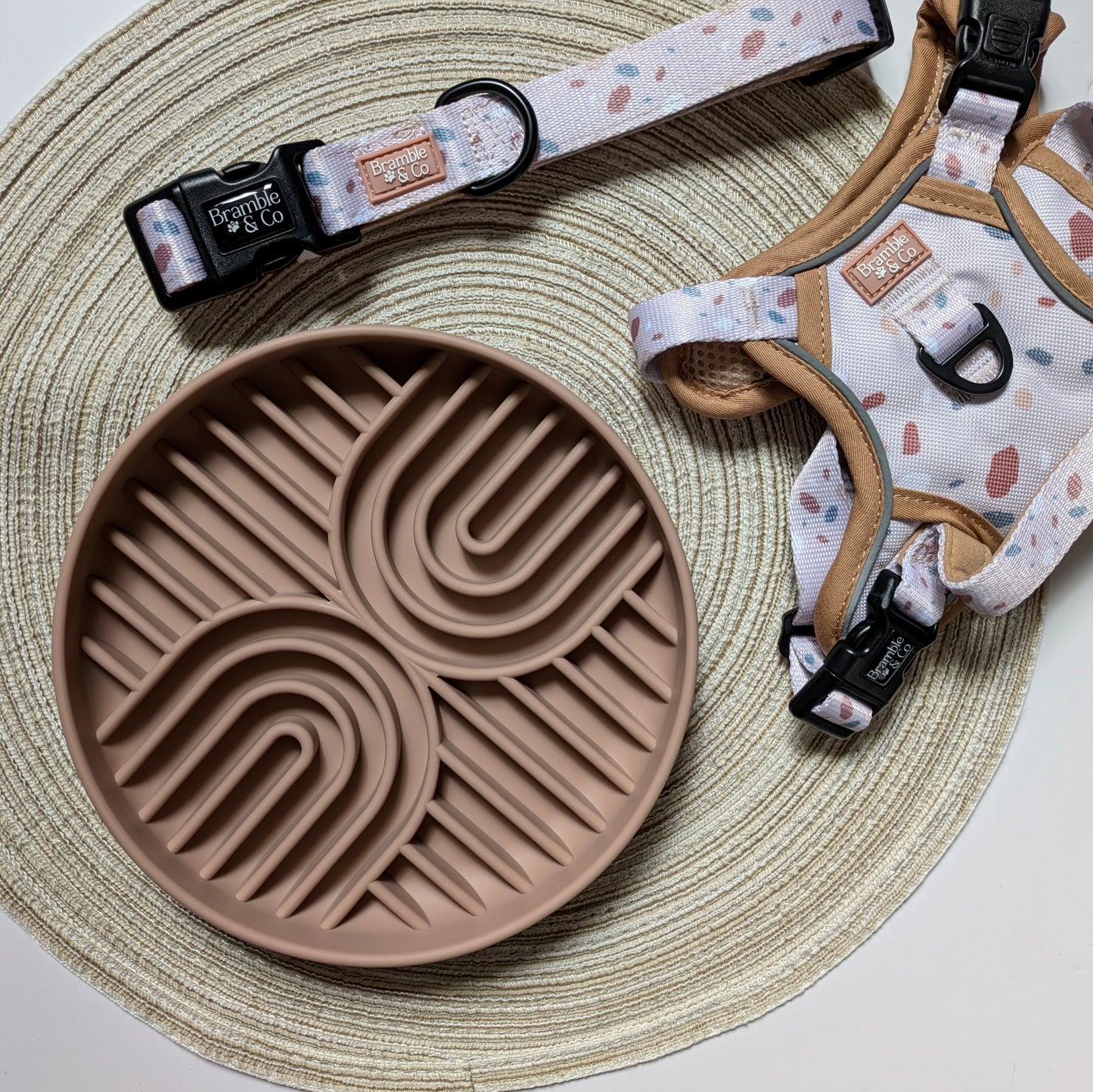 Silicone Slow Feeder Bowl - Mocha