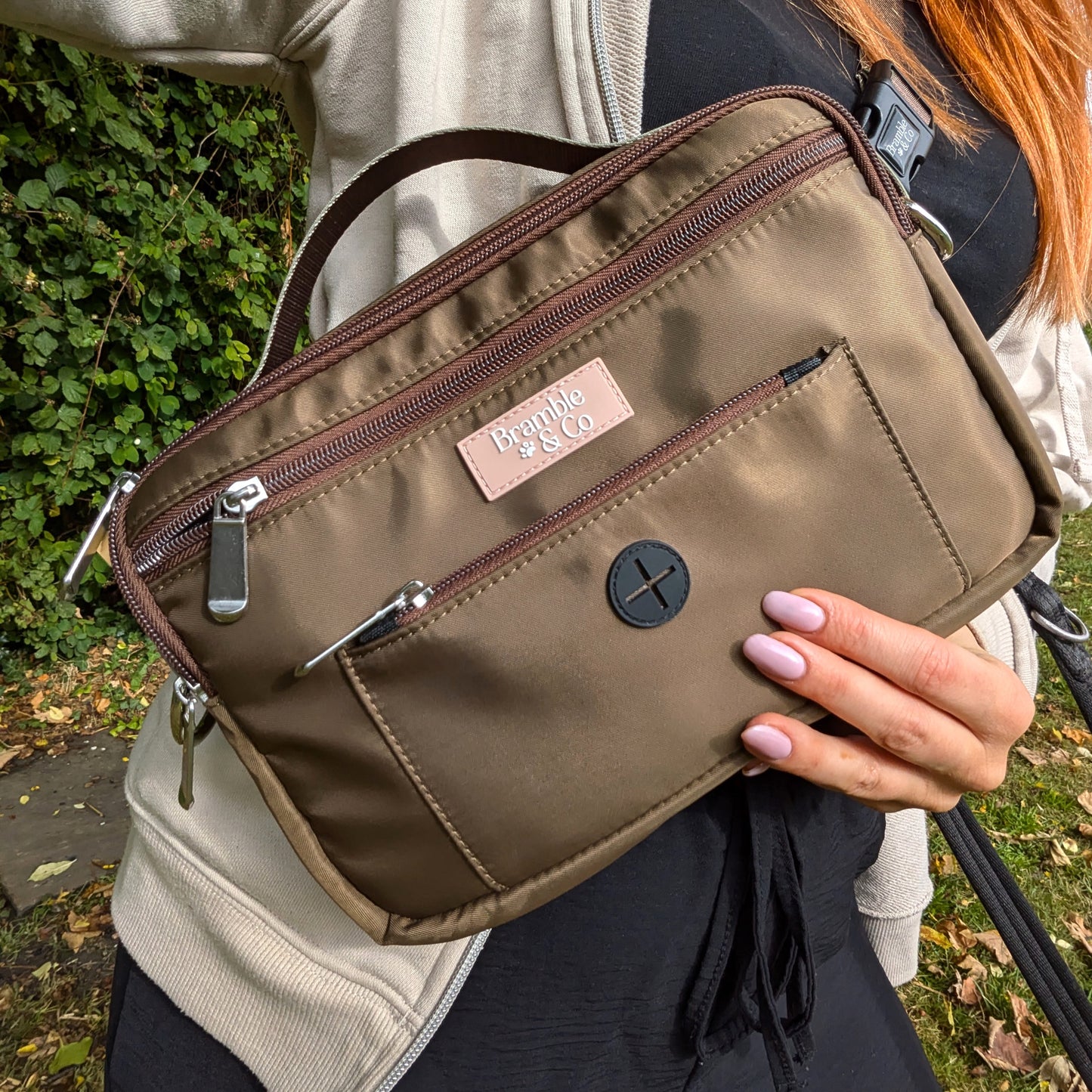 Dog Walking Bag - Brown