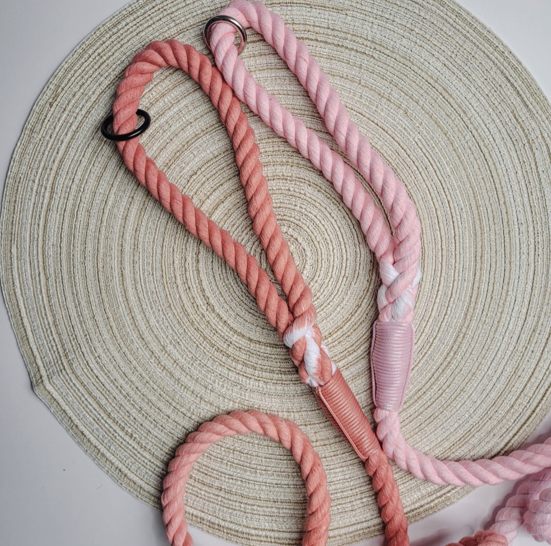 Rope Lead - Soft & Sweet Pink