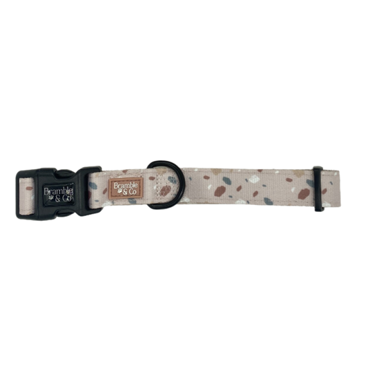 Adjustable Collar - Blush Terrazzo