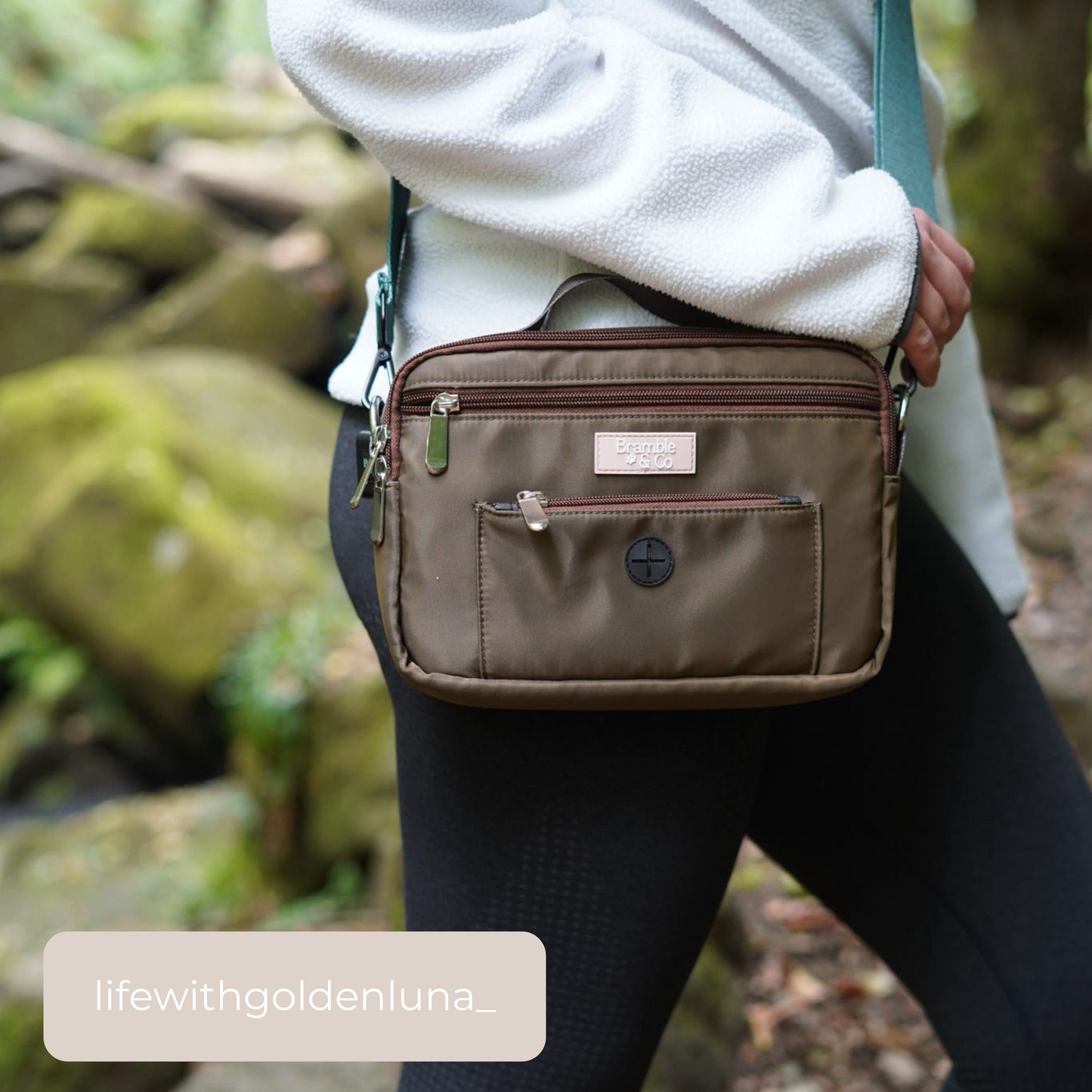 Dog Walking Bag - Brown