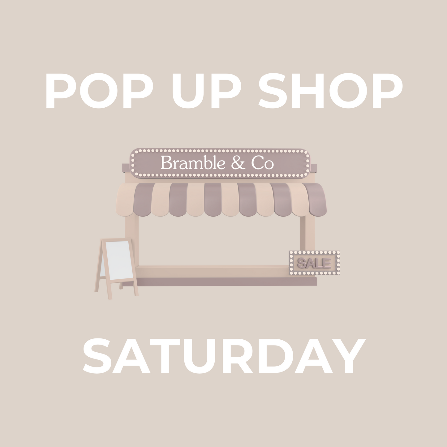 Pop-Up Shop Ticket - Saturday